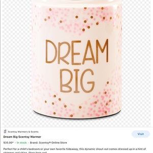 COPY - Scentsy Dream Big warmer NIB